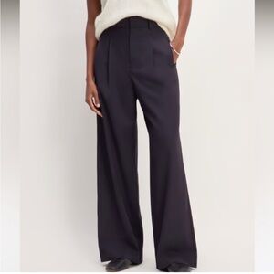 Everlane Wool Way high waist drape wide leg pants 00
